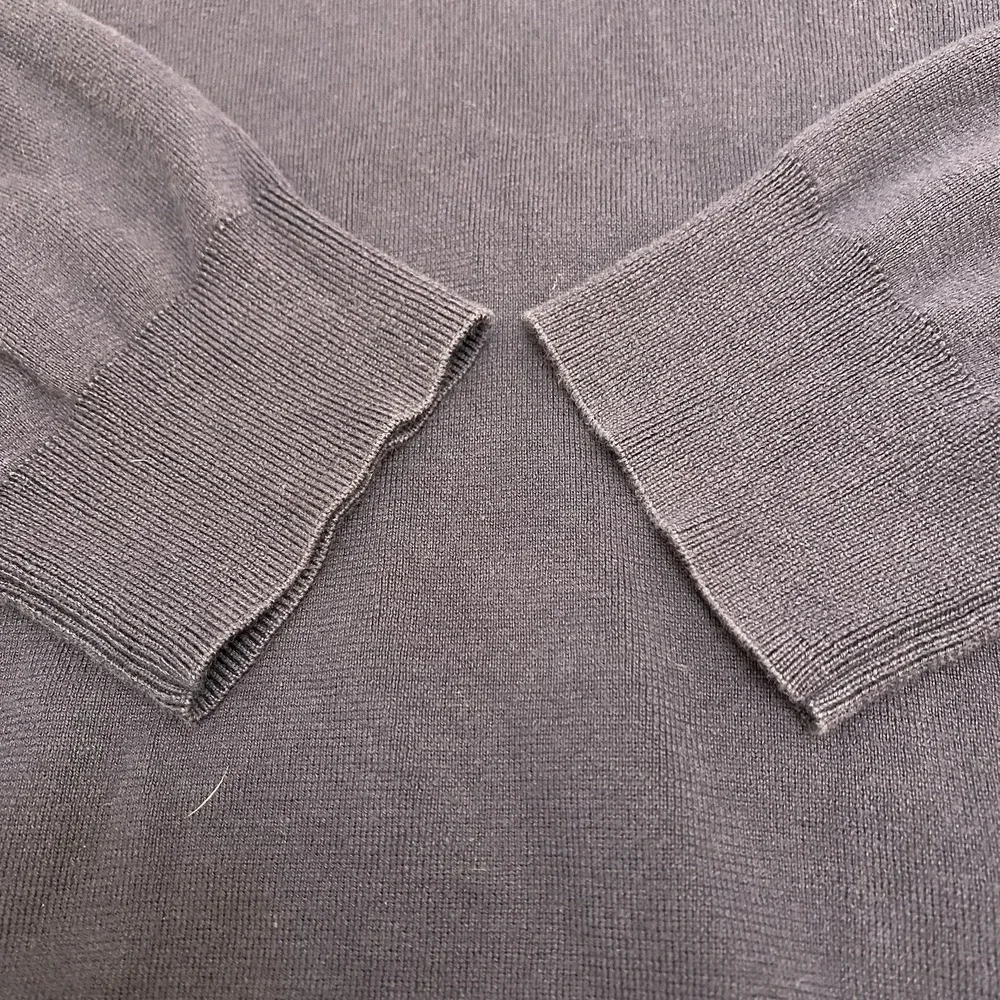 Polo Ralph Lauren Quarter Zip Pullover Mens 2XB Navy Blue Pima Cotton Sweater